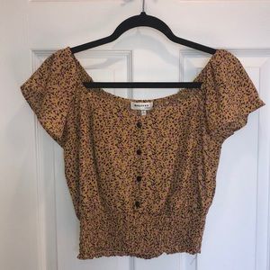 Floral crop top